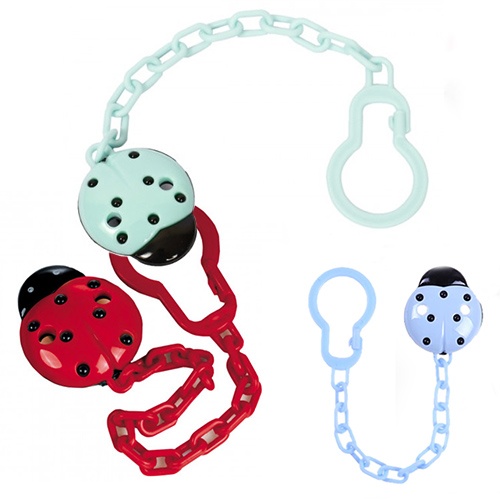 Pacifier Chain. Baby Teeth Toy- Pacifier Clip 
